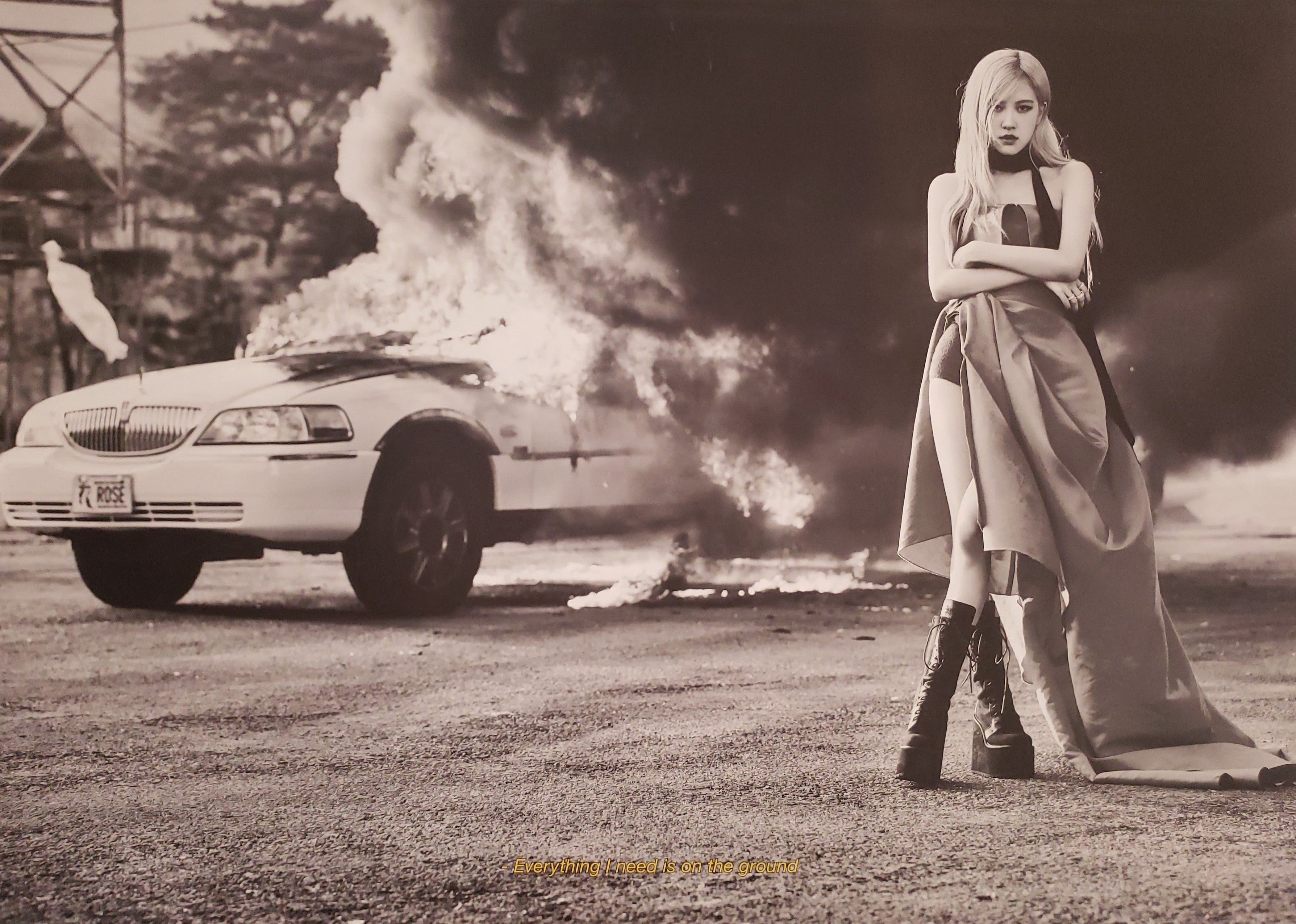 Rose 1st Single Album R Official Poster - Photo Concept 1 – Choice Music LA