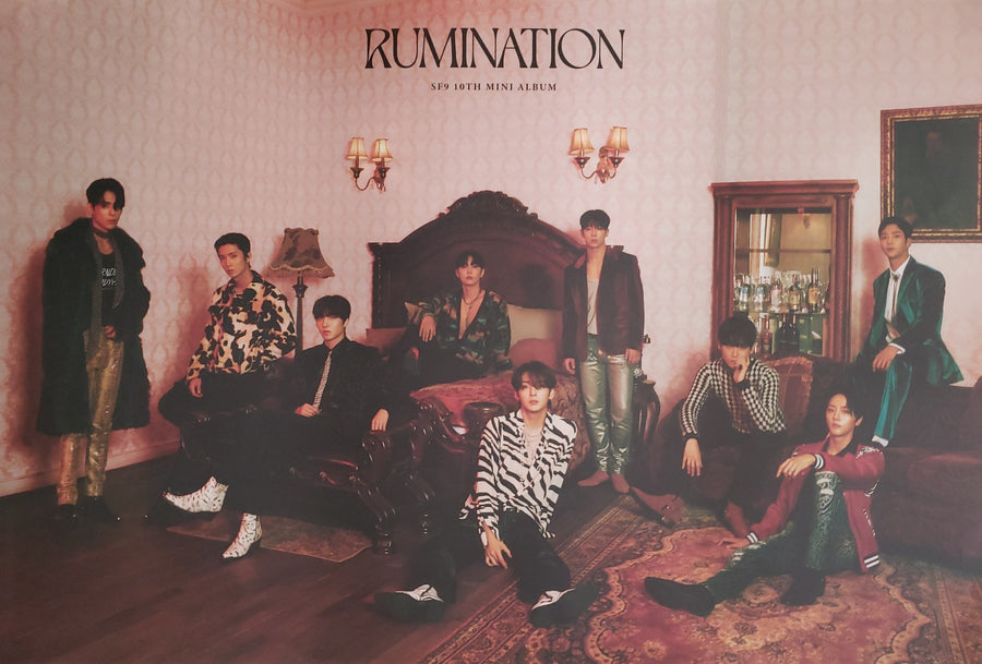 SF9 10th Mini Album Rumination Official Poster - Photo Concept Blood