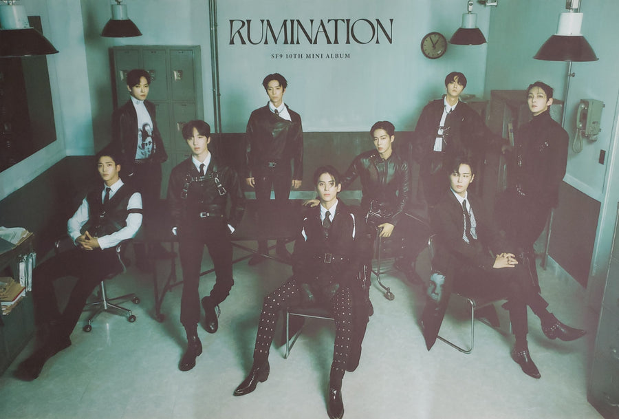 SF9 10th Mini Album Rumination Official Poster - Photo Concept Scar