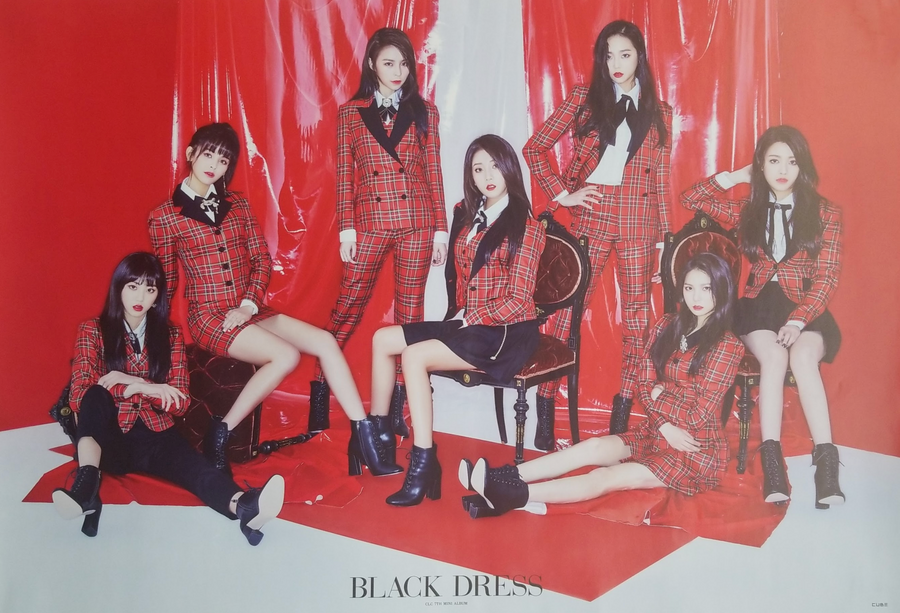 CLC 7th Mini Album Black Dress Official Poster - Photo Concept 1