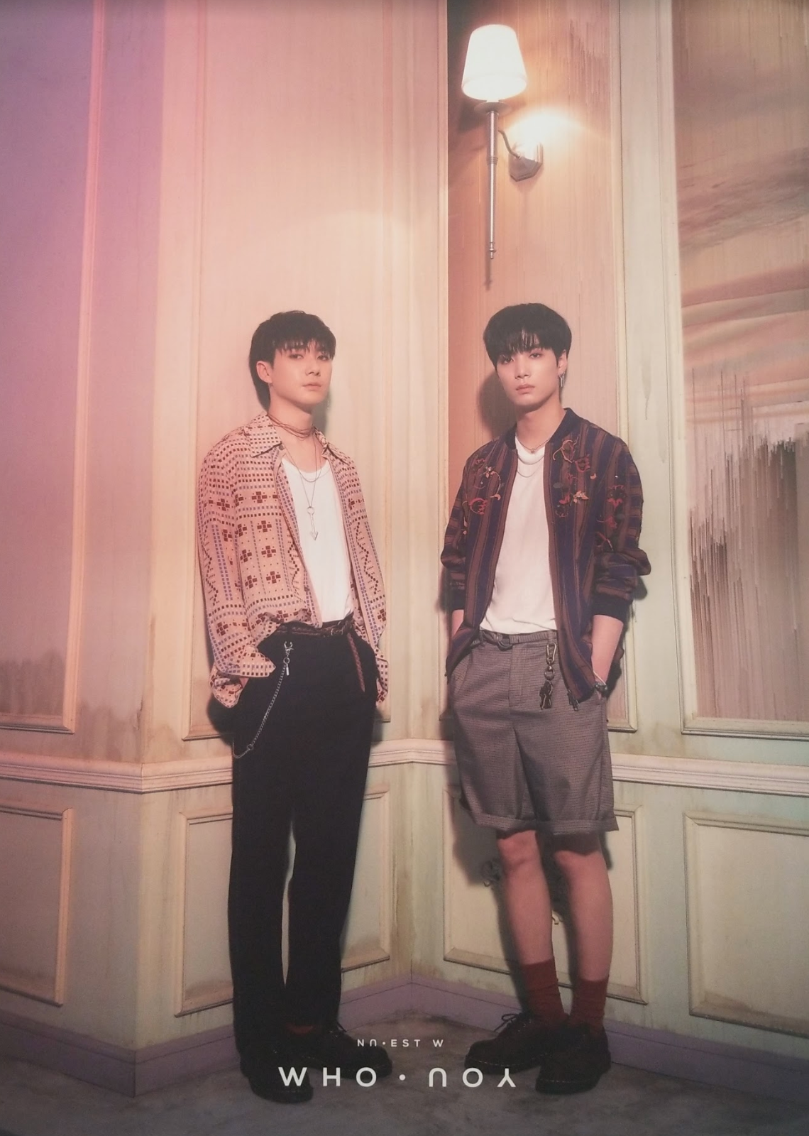 NU'EST W 2nd Mini Album Who You Official Poster - Photo Concept JR | Aron