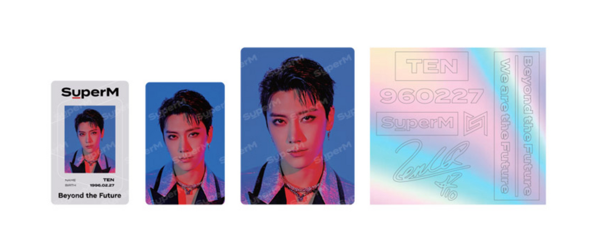 SuperM Beyond LIVE Goods - ID Card + Light Stick Deco Sticker Set SuperM Beyond LIVE Goods - ID Card + Light Stick Deco Sticker Set