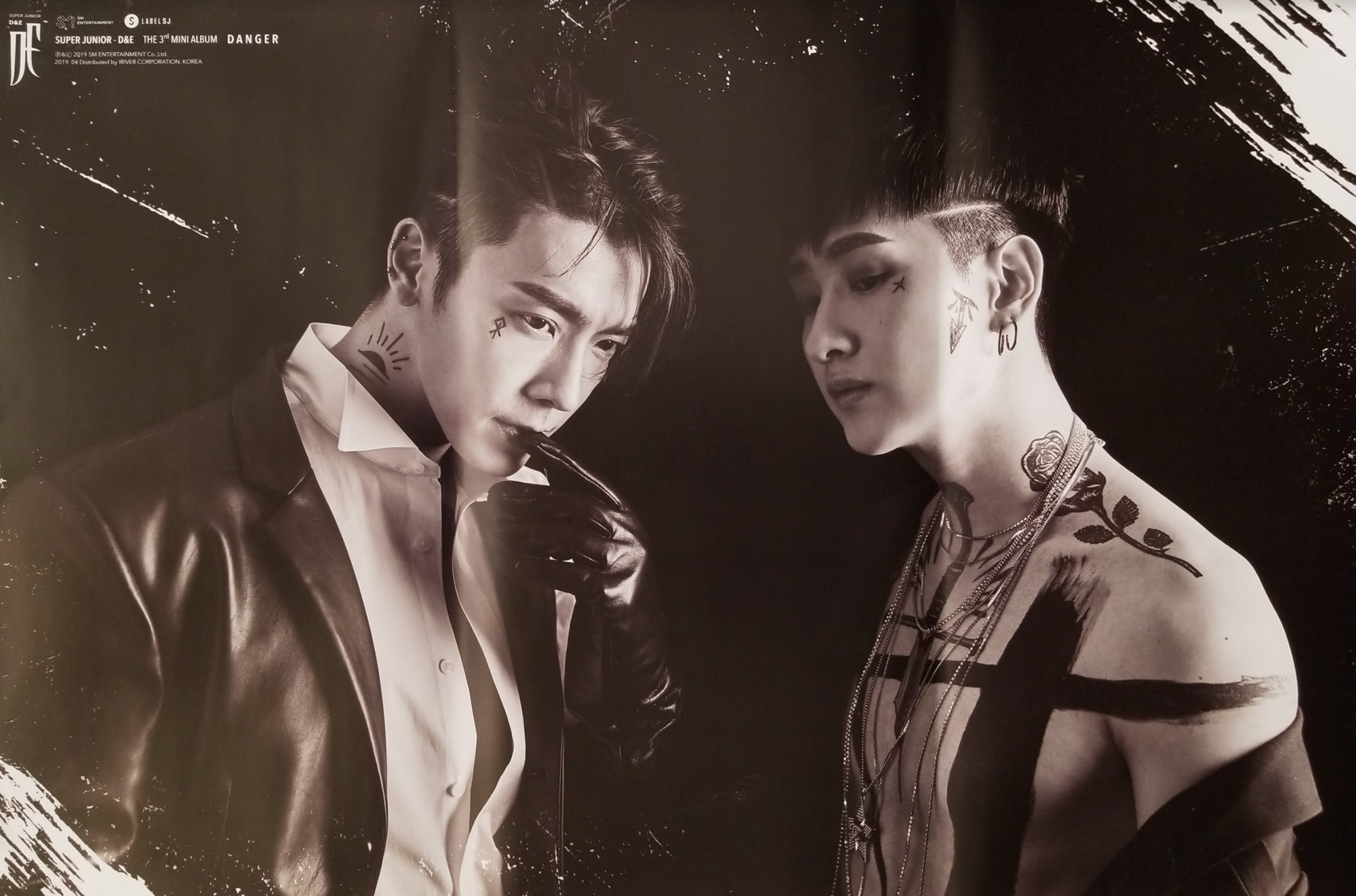 Super Junior D&amp;E 3rd Mini Album Danger Official Poster - Photo Concept A