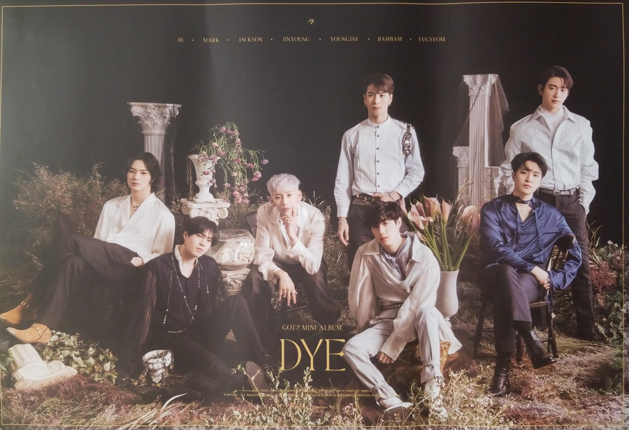 GOT7 Mini Album Dye Official Poster - Photo Concept 1