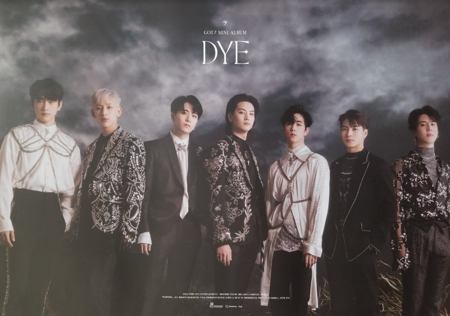 GOT7 Mini Album Dye Official Poster - Photo Concept 3