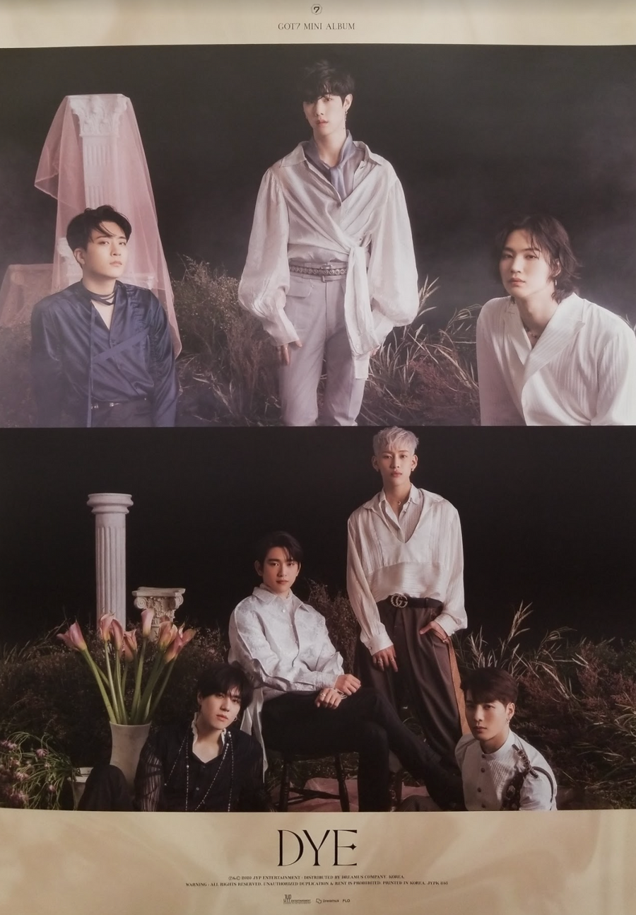 GOT7 Mini Album Dye Official Poster - Photo Concept 4
