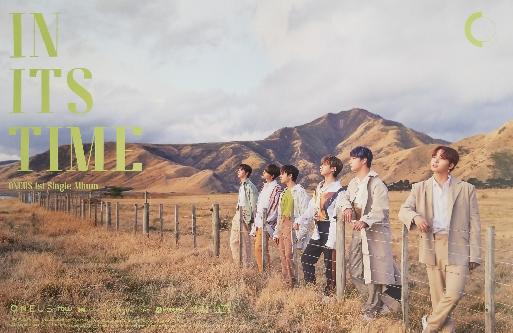 Oneus 1st Single Album In Its Time Official Poster - Photo Concept A