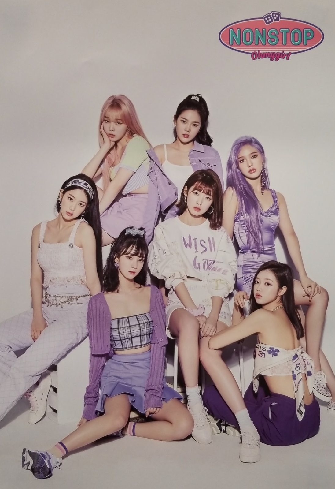 Oh My Girl 7th Mini Album NonStop Official Poster - Photo Concept 1