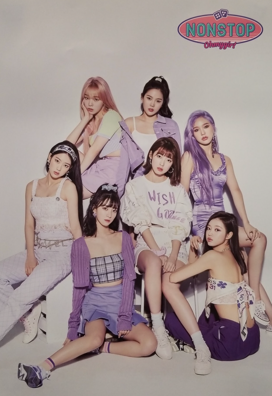 Oh My Girl 7th Mini Album NonStop Official Poster - Photo Concept 1