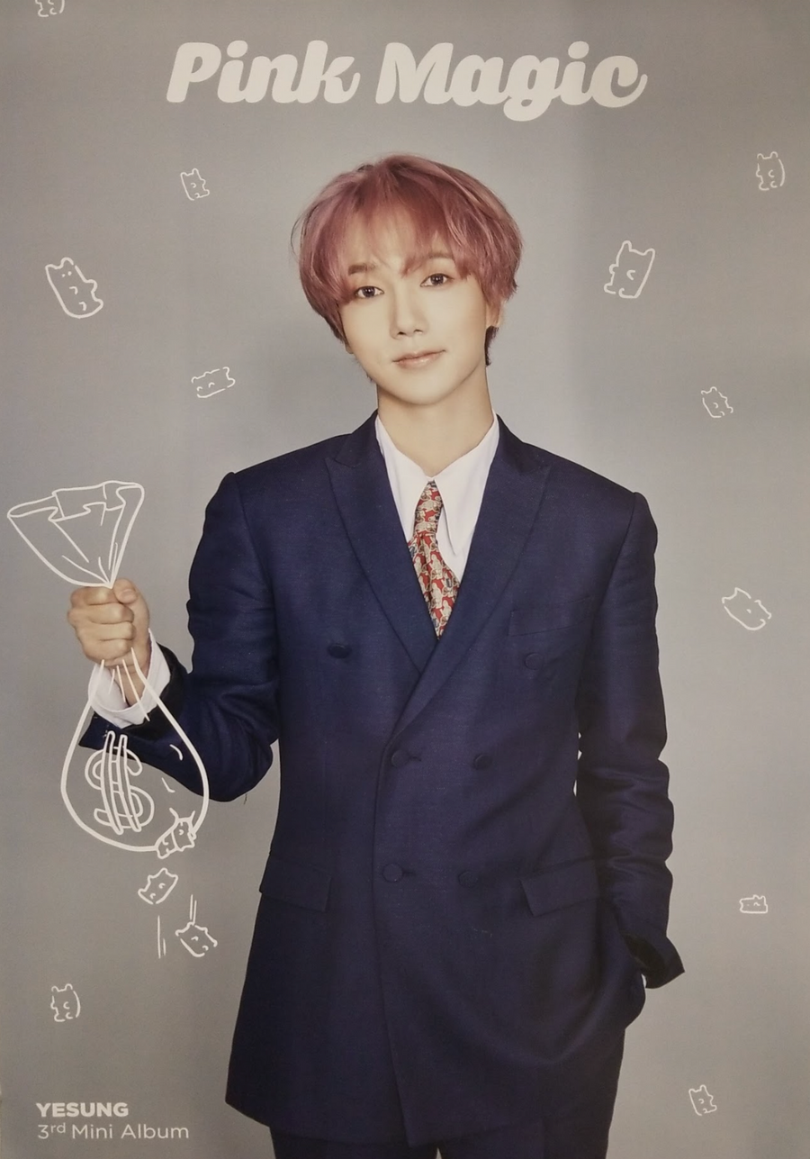 Yesung 3rd Mini Album Pink Magic Official Poster - Photo Concept 1