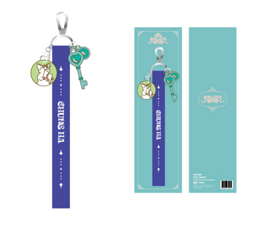 Chung Ha Online Fanmeeting Official Merchandise - Light Stick Strap Keyring