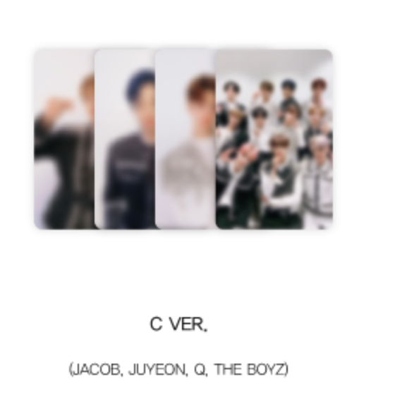 The Boyz Special Edition Official Merchandise - AR Photocard Set