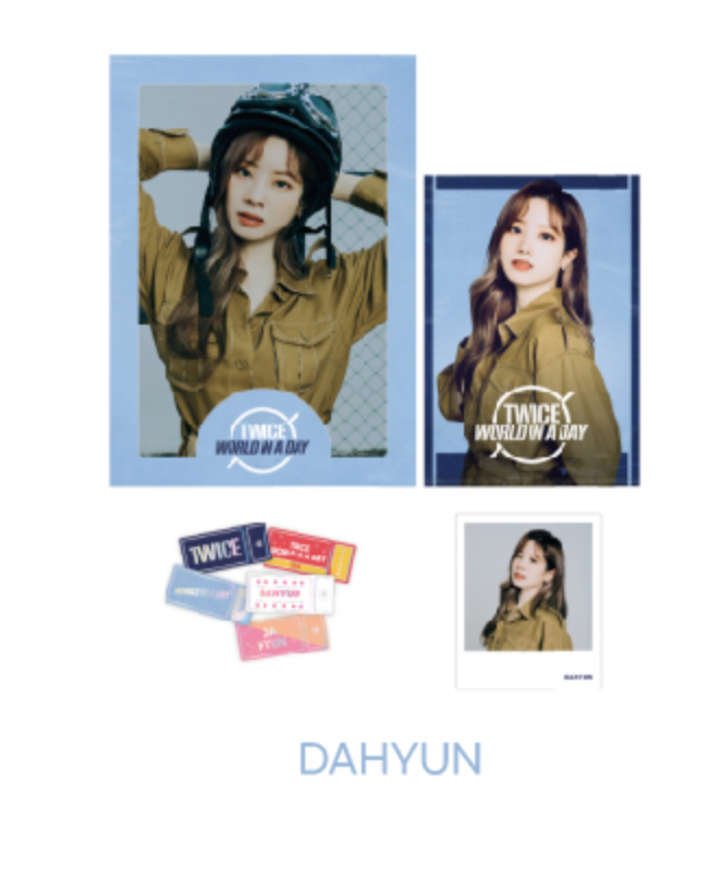 TWICE 2020 World in A Day Official Merchandise  - Photo Film Set