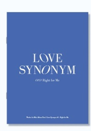 Wonho 1st Mini Album - Love Synonym 1. Right For Me
