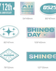 SHINee Debut 12th Anniversary Official Merchandise - Luggage Sticker Set