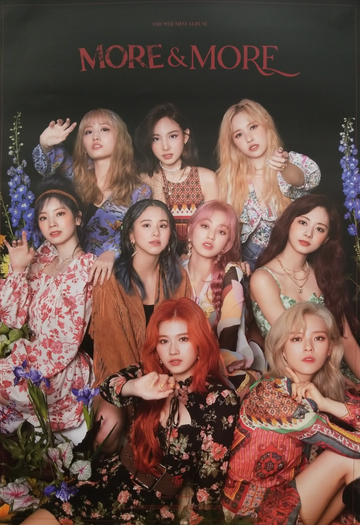 TWICE 9th Mini Album More and More Official Poster - Photo Concept 1