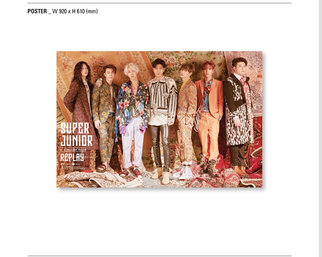 Super Junior 8th Album Repackage - Replay (Regular Edition)