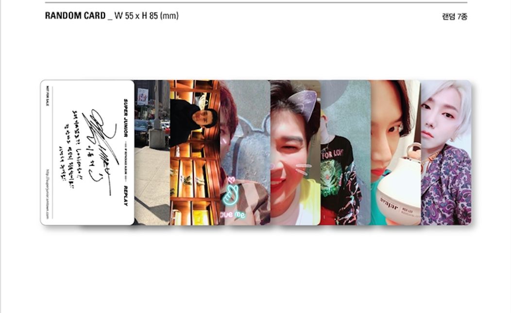 Super Junior 8th Album Repackage - Replay (Regular Edition)