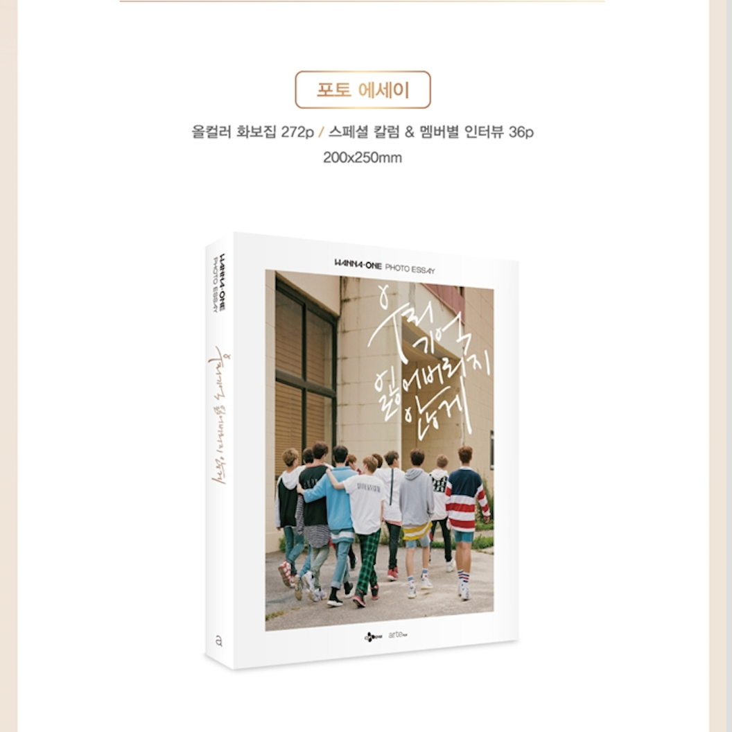 Wanna One 1st Photo Essay