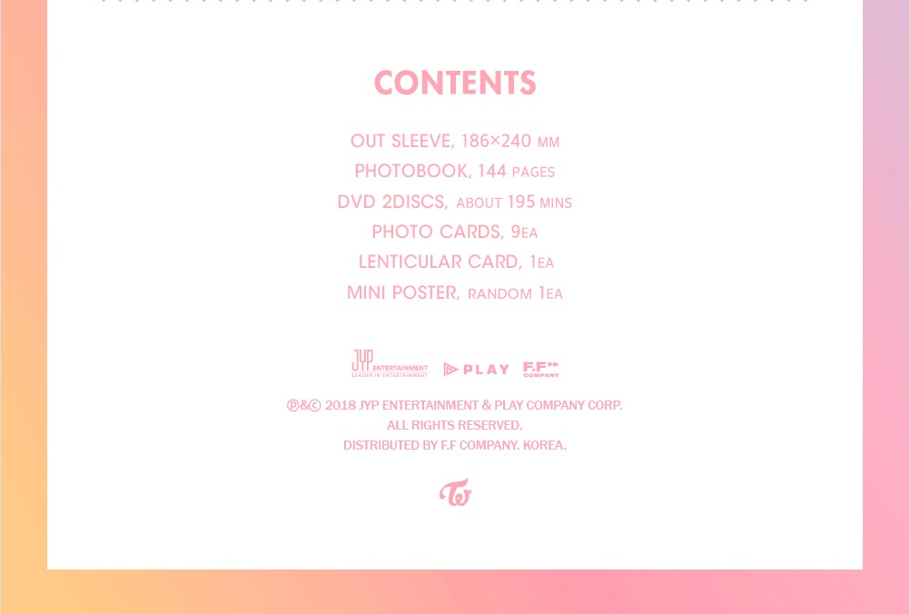 Twice 1st Tour [Encore] Twiceland -The Opening DVD