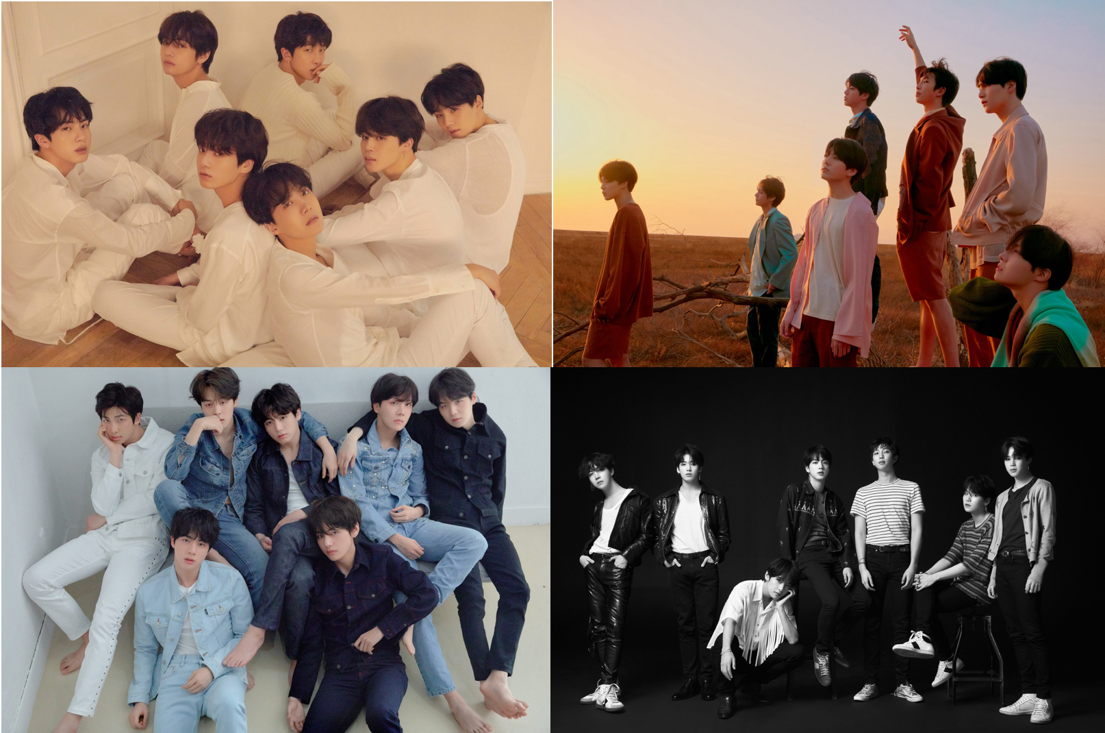 BTS Love Yourself Tear Official Poster - Photo Concept YOUR (4 Set Poster Package)