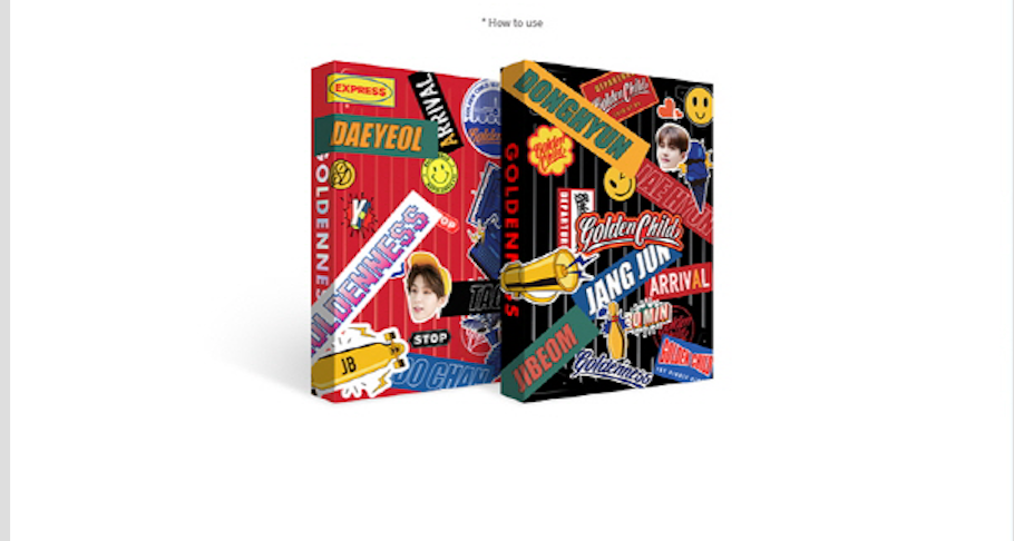 Golden Child 1st Single Album - Goldenness
