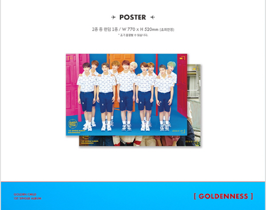 Golden Child 1st Single Album - Goldenness