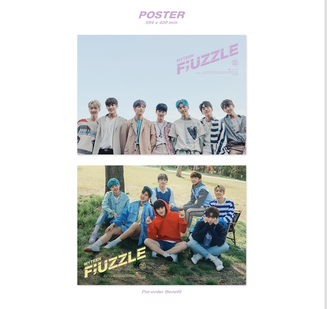 MYTEEN 2nd Mini Album - Fuzzle CD