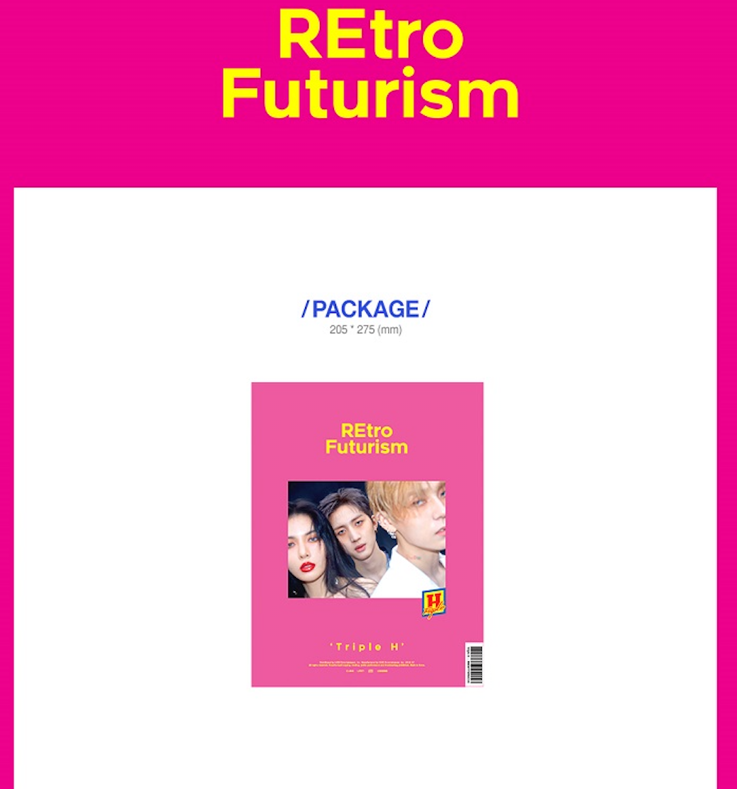 Triple H - 2nd Mini Album Retro Futurism