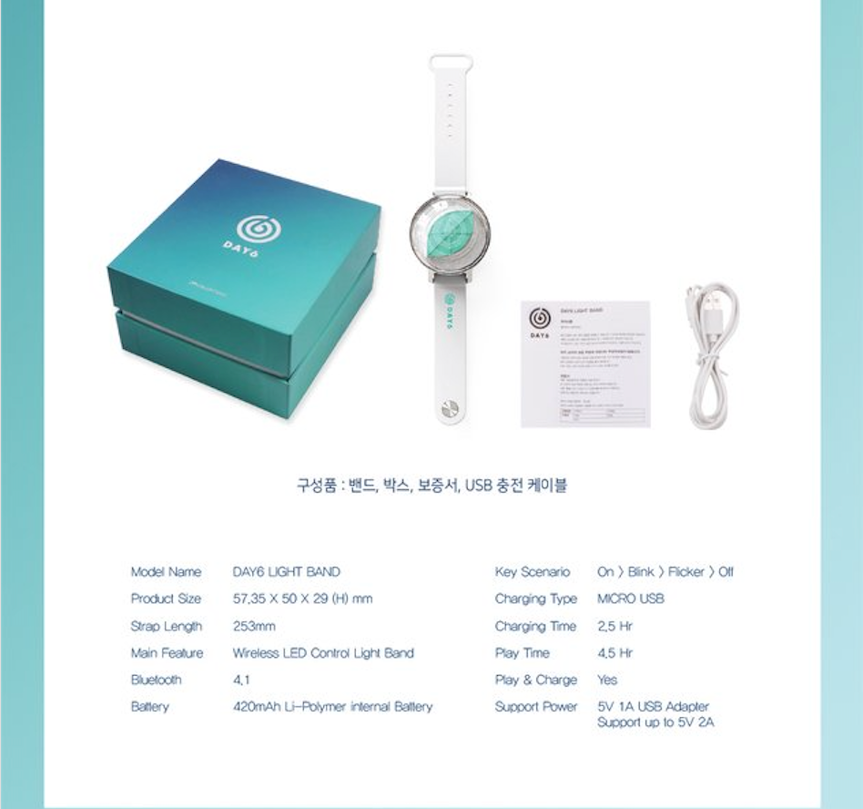 Day6 Official Light Band – Choice Music LA