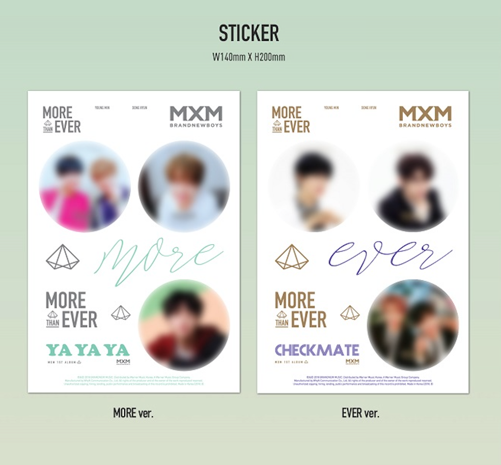 MXM 1st Album - More Than Ever