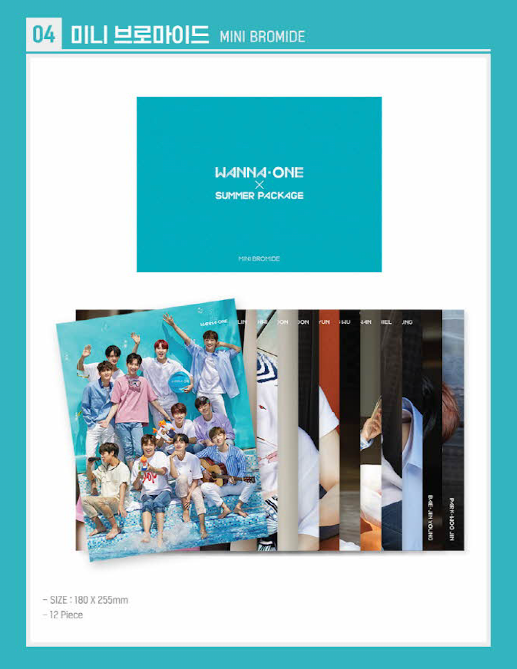 Wanna One X Summer Package