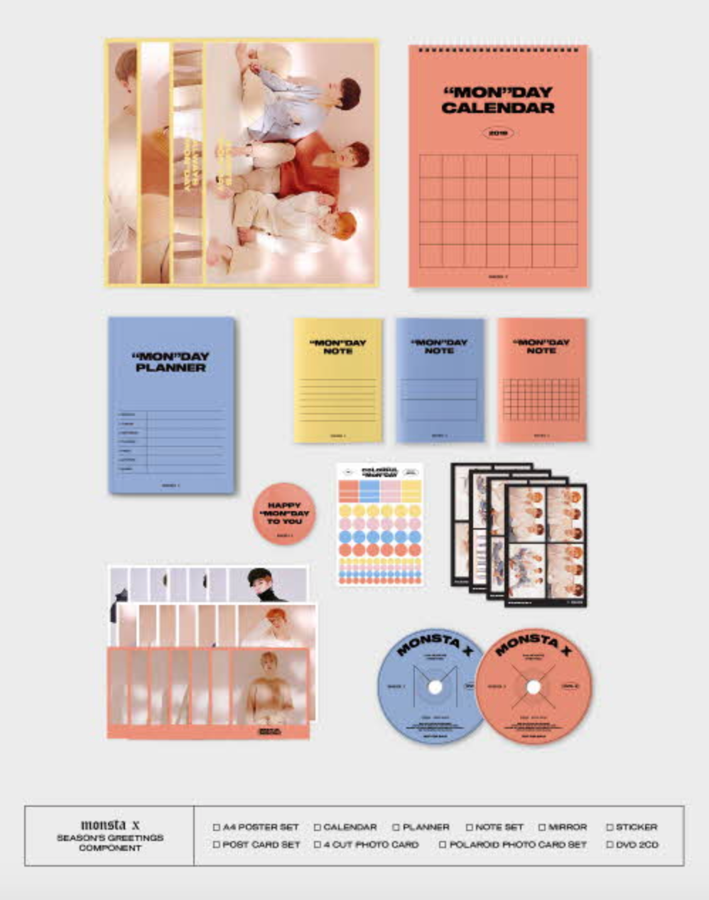 Monsta X 2019 Season&#39;s Greetings