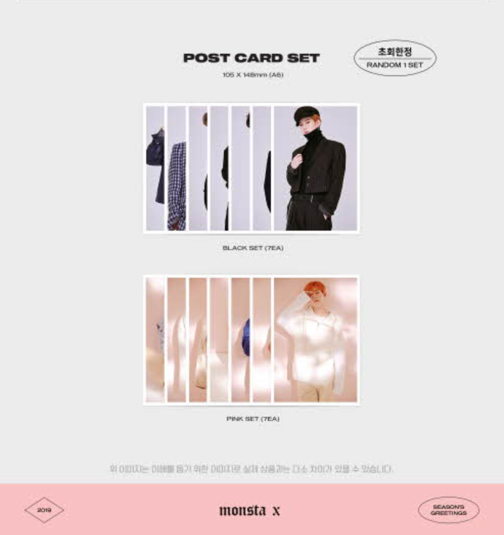 Monsta X 2019 Season&#39;s Greetings