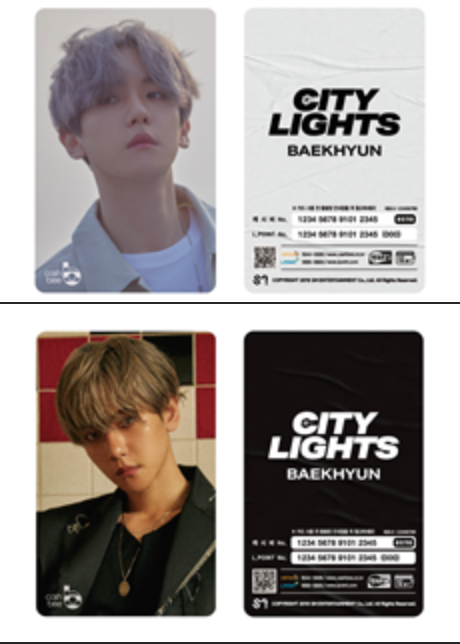 Baekhyun City Lights - Transportation Card