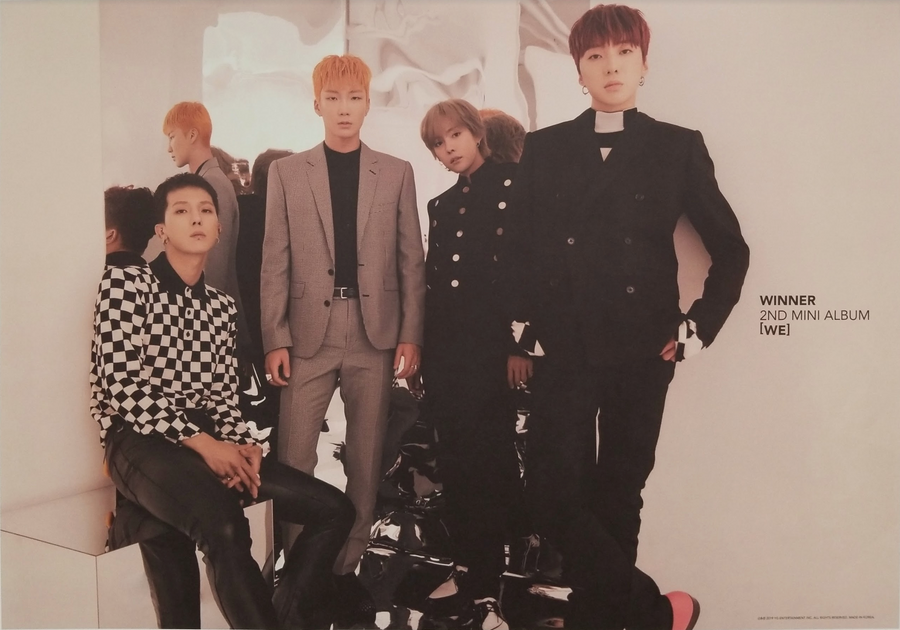 Winner 2nd Album [WE] Official Double Sided Poster