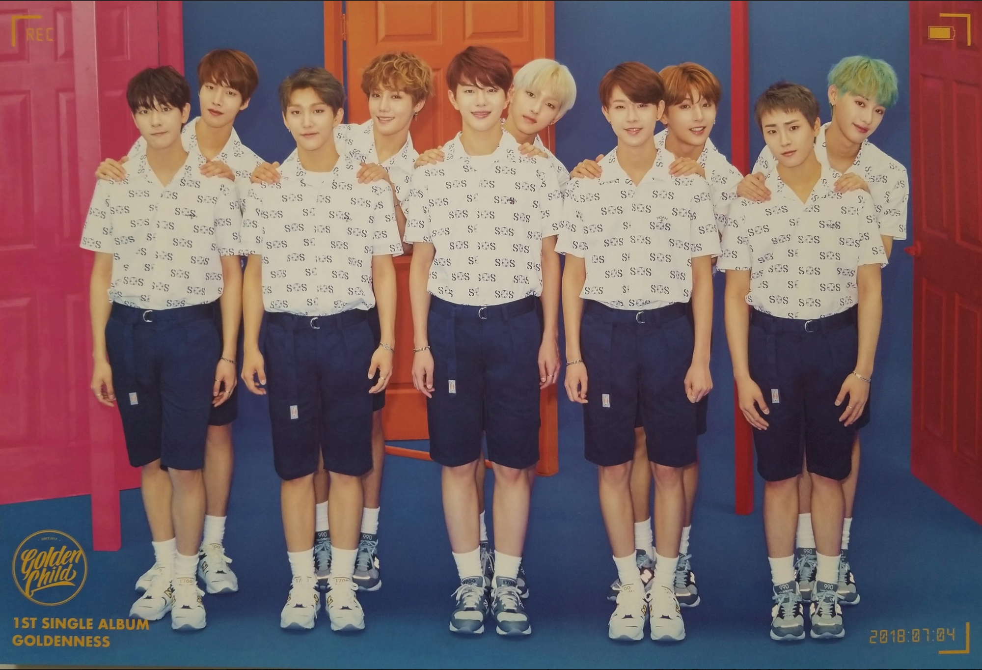 Golden Child 1st Single Album Goldenness Official Poster - Photo Concept 1