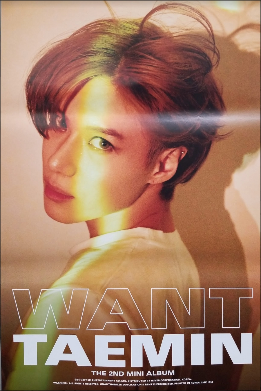 Taemin 2nd Mini Album Want Official Poster - Photo Concept 4