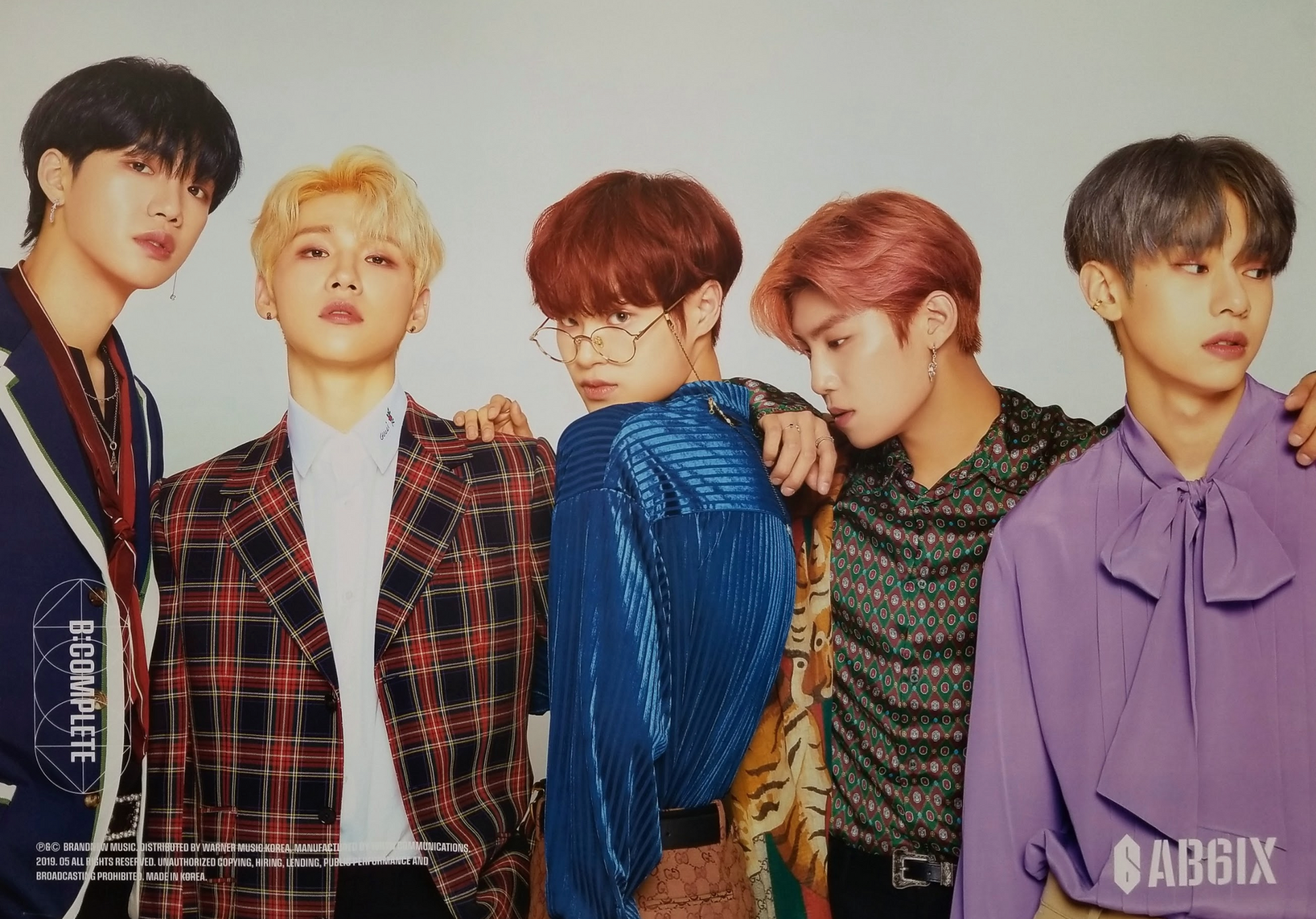 AB6IX 1st EP Album B:Complete Official Poster- Photo Concept 2