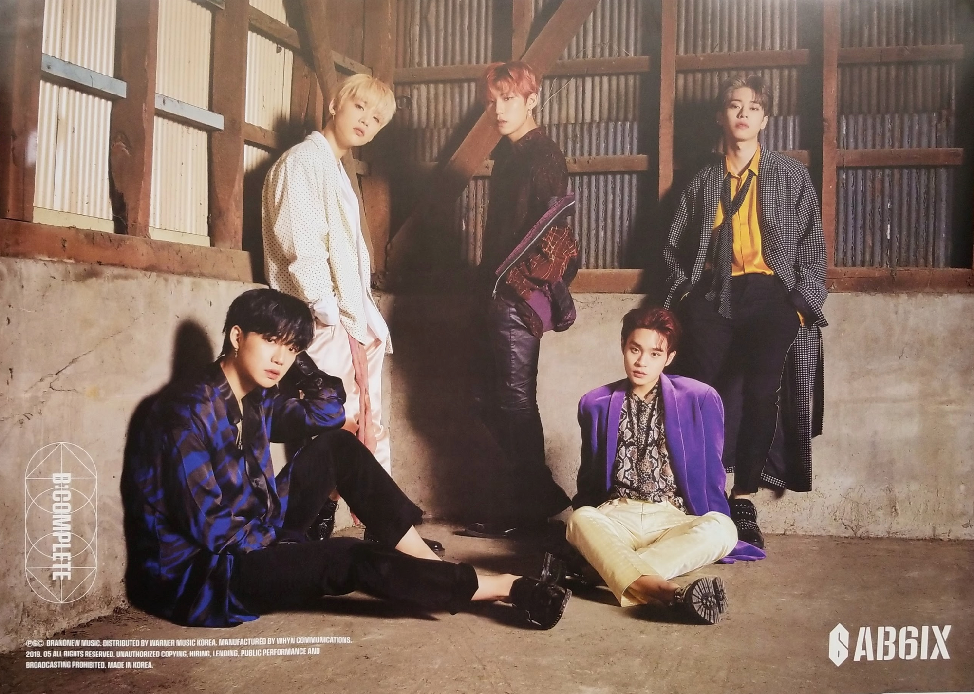 AB6IX 1st EP Album B:Complete Official Poster - Photo Concept 3