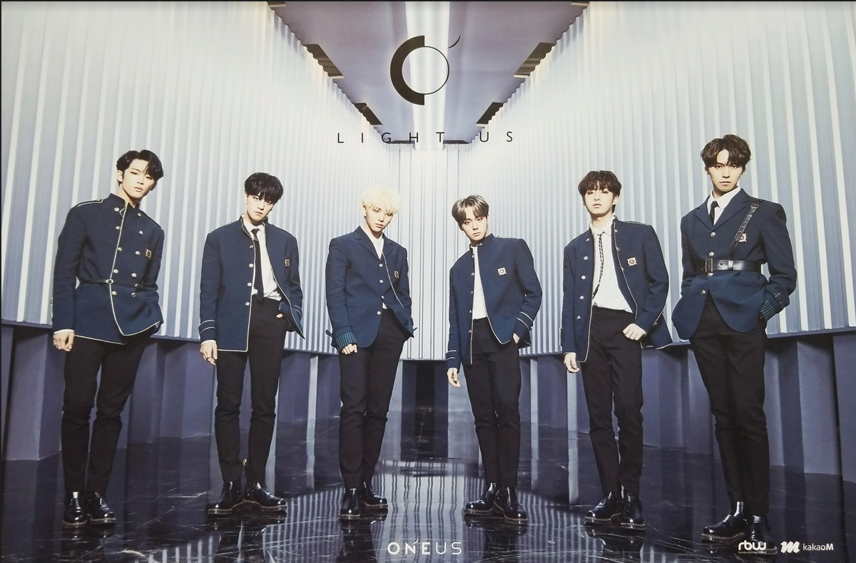 Mini Oneus Oneus 1st Mini Album Light Us Official Poster - Photo Concept 2 ...