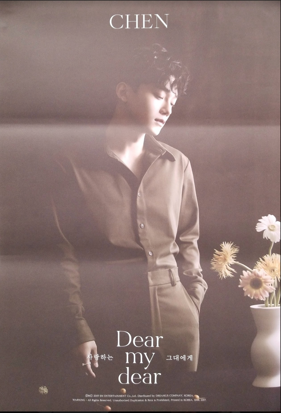 Chen 2nd Mini Album Dear My Dear Official Poster - Photo Concept 6