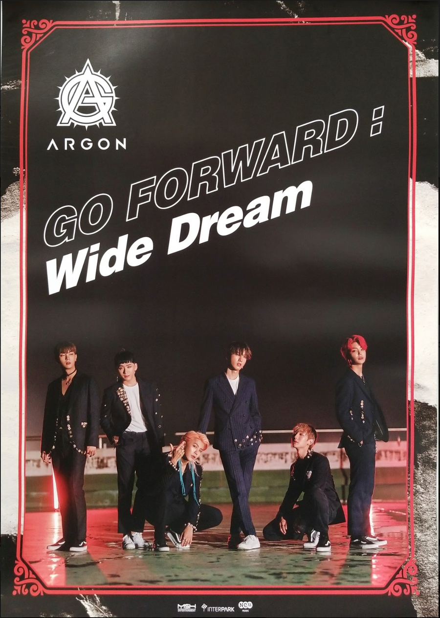 Argon 2nd Mini Album Wide Dream Official Poster - Photo Concept 1
