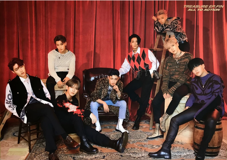 Ateez 1st Album Treasure Ep.Fin All to Action Official Poster - Photo Concept 2