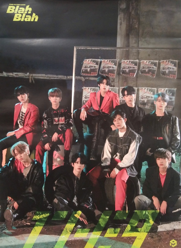 1THE9 2nd Mini Album Blah Blah Official Poster - Photo Concept 1
