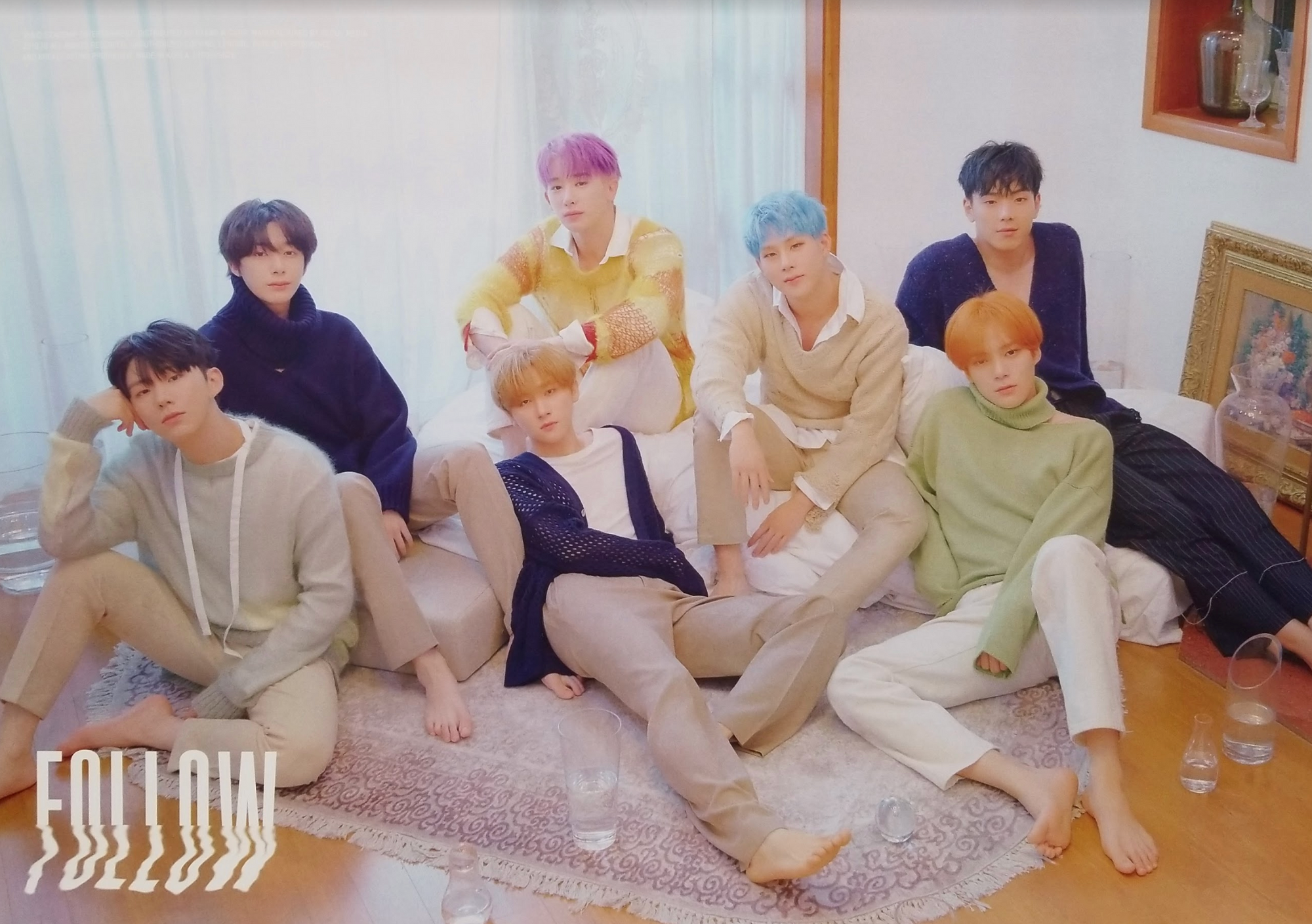 Monsta X 7th Mini Album Follow Find You Official Poster - Photo Concept 4