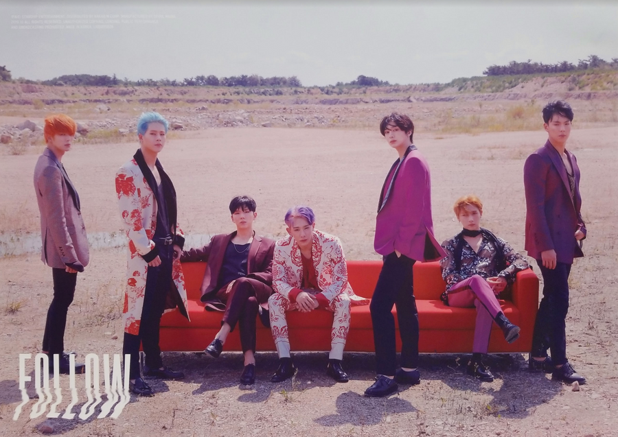 Monsta X 7th Mini Album Follow Find You Official Poster - Photo Concept 2