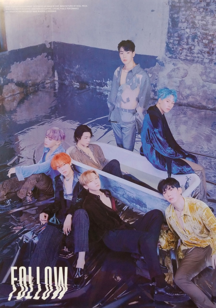 Monsta X 7th Mini Album Follow Find You Official Poster- Photo Concept 3