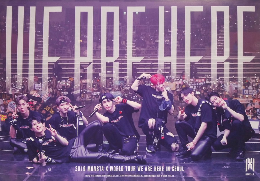 Monsta X We Are Here DVD Official Poster - Photo Concept 1