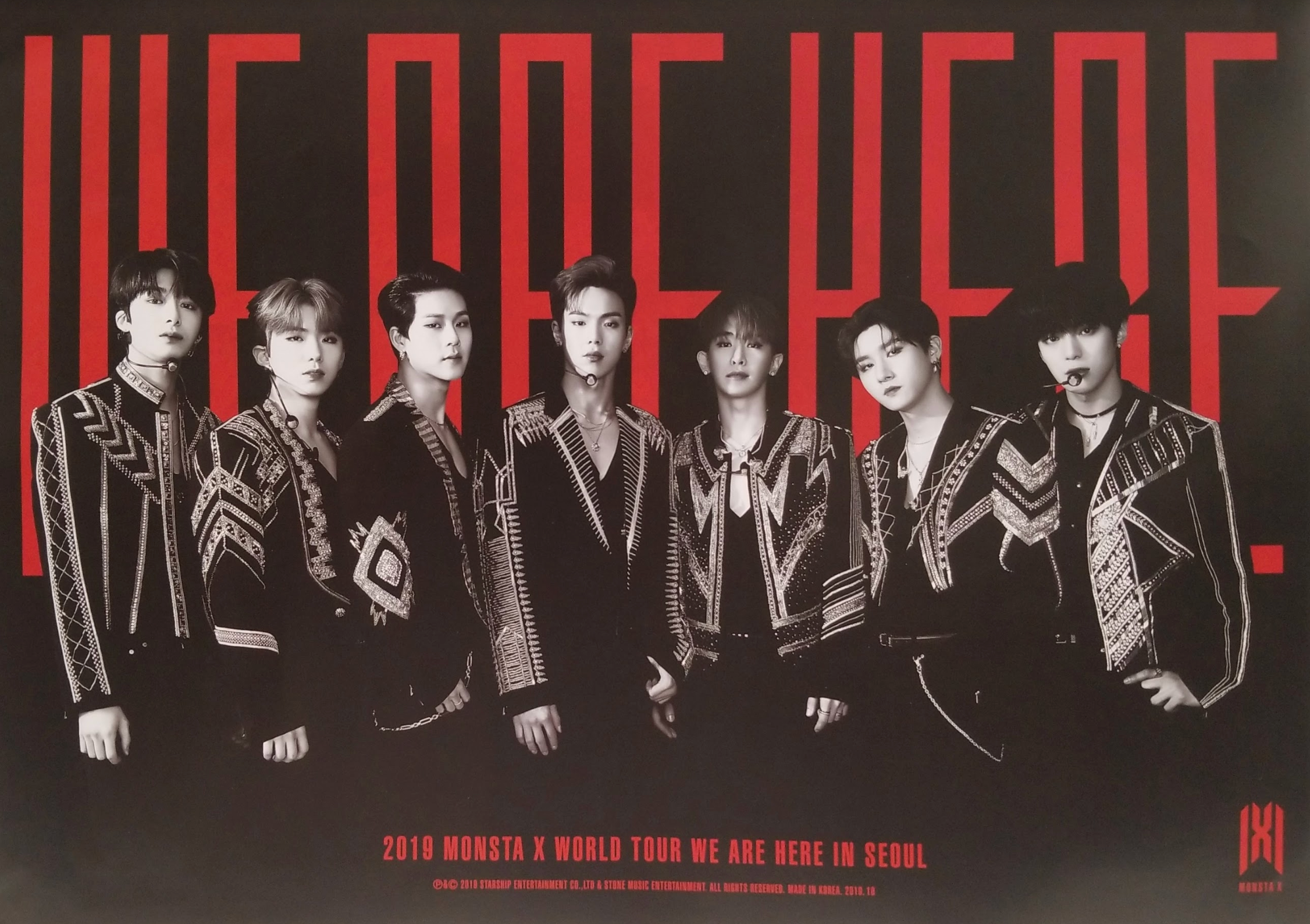 MONSTA X WE ARE HERE DVD
